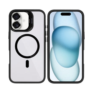 Rixus Classic 03 Hoesje Met MagSafe For Apple iPhone 16 Zwart