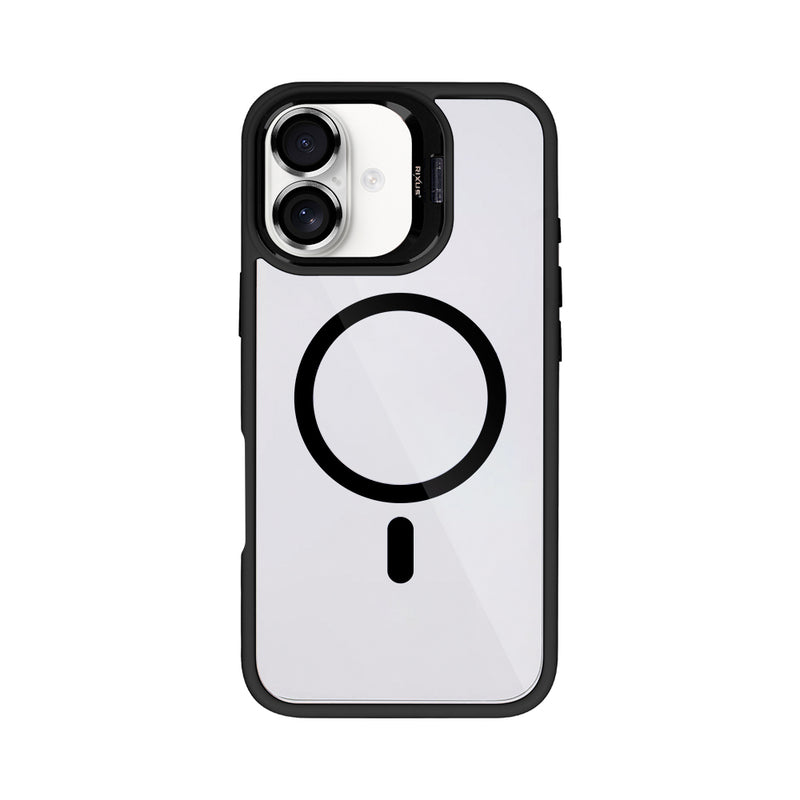 Rixus Classic 03 Hoesje Met MagSafe For Apple iPhone 16 Zwart