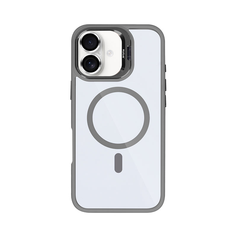 Rixus Classic 03 Hoesje Met MagSafe For Apple iPhone 16 Titaangrijs