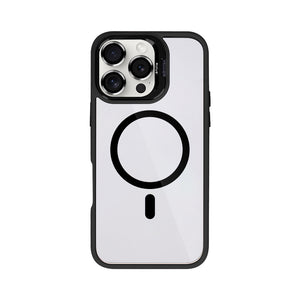 Rixus Classic 03 Hoesje Met MagSafe For Apple iPhone 16 Pro Zwart