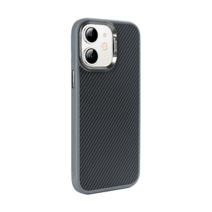 Rixus Mag Carbon With MagSafe Compatible For Apple iPhone 11 Titanium Grey