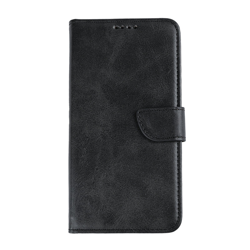 Rixus Bookcase For Apple iPhone 16e, 17e Black