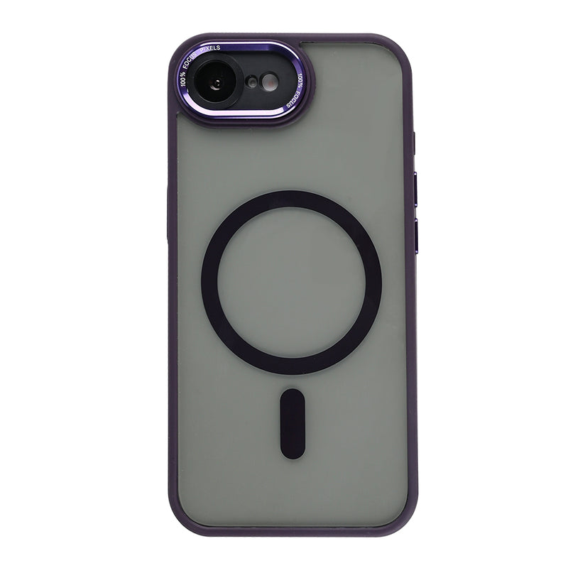 Rixus Classic 04 Case With MagSafe Compatible For Apple iPhone 16e Purple