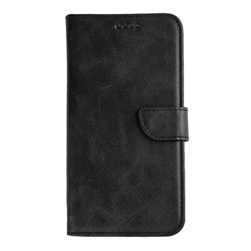 Rixus Boekenhoes Voor Samsung Galaxy S25 Edge Zwart