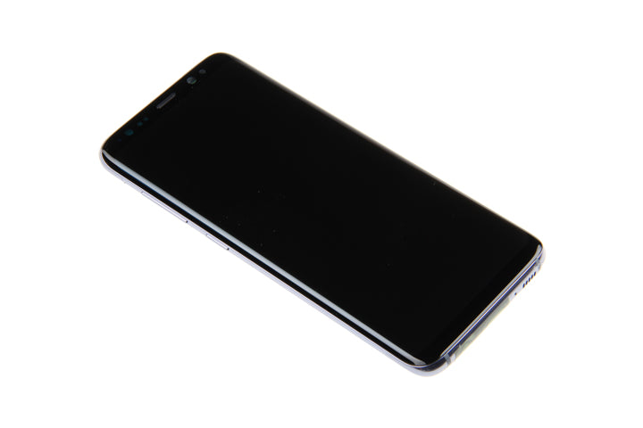 Samsung Galaxy S8 G950F Beeldscherm en Digitizer met Frame Orchid Gray Service Pack