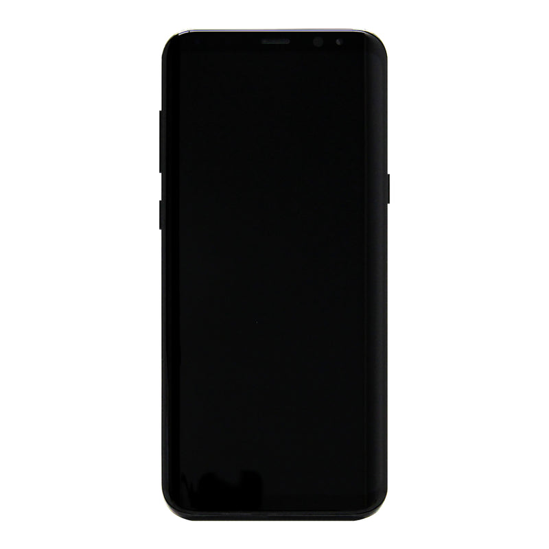 Samsung Galaxy S8 Plus G955F Beeldscherm en Digitizer met Frame Midnight Black Service Pack