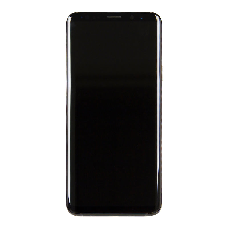 Samsung Galaxy S9 Plus G965F Beeldscherm en Digitizer met Frame Midnight Black Service Pack