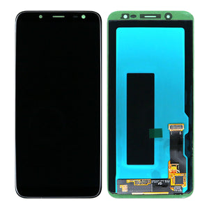 Samsung Galaxy J6 J600F Beeldscherm en Digitizer zonder Frame Zwart Service Pack