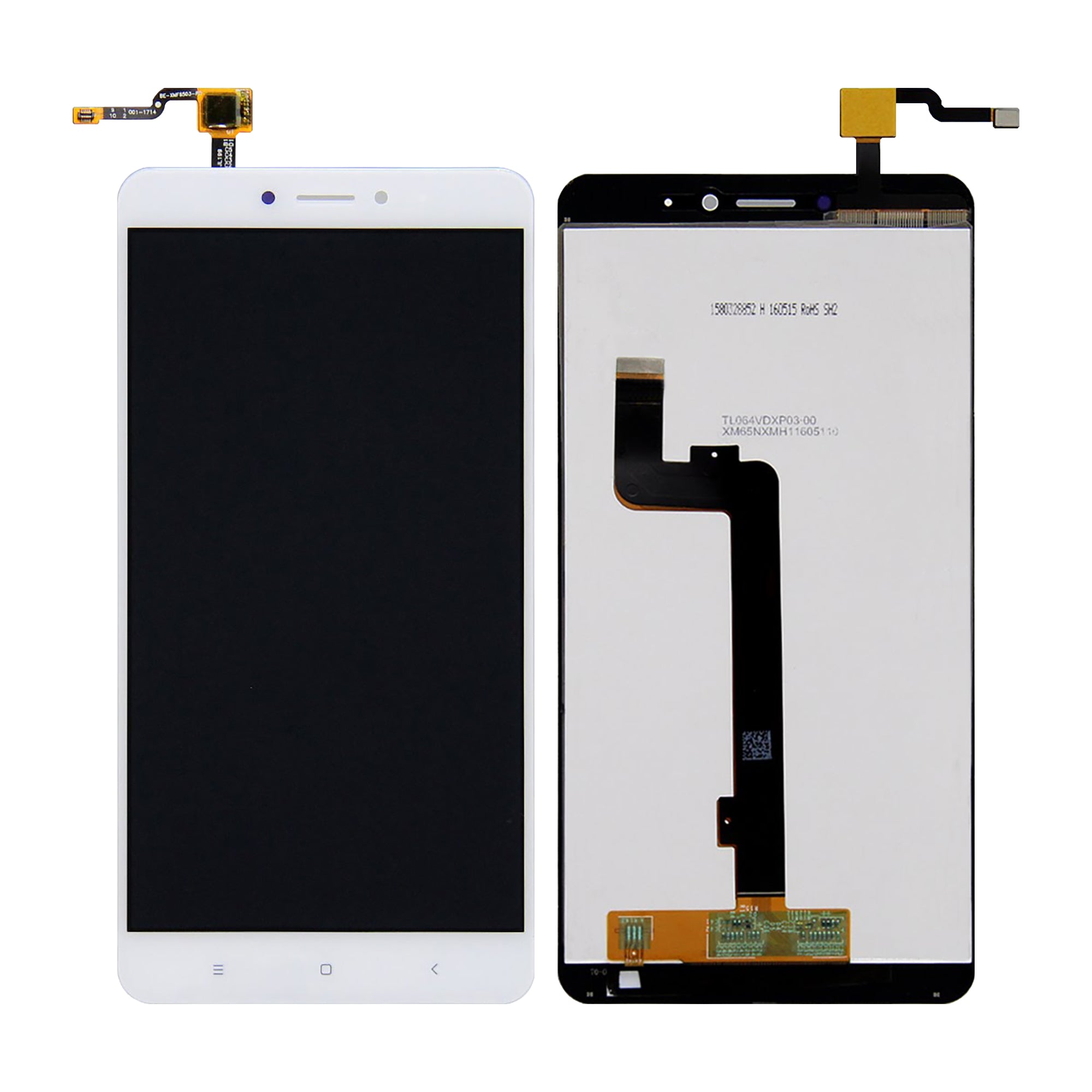 Xiaomi Mi Max 2 scherm en Digitizer zonder frame wit OEM