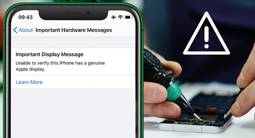 COMO: Remover o aviso de ecrã não genuíno do iPhone com ecrãs de substituição