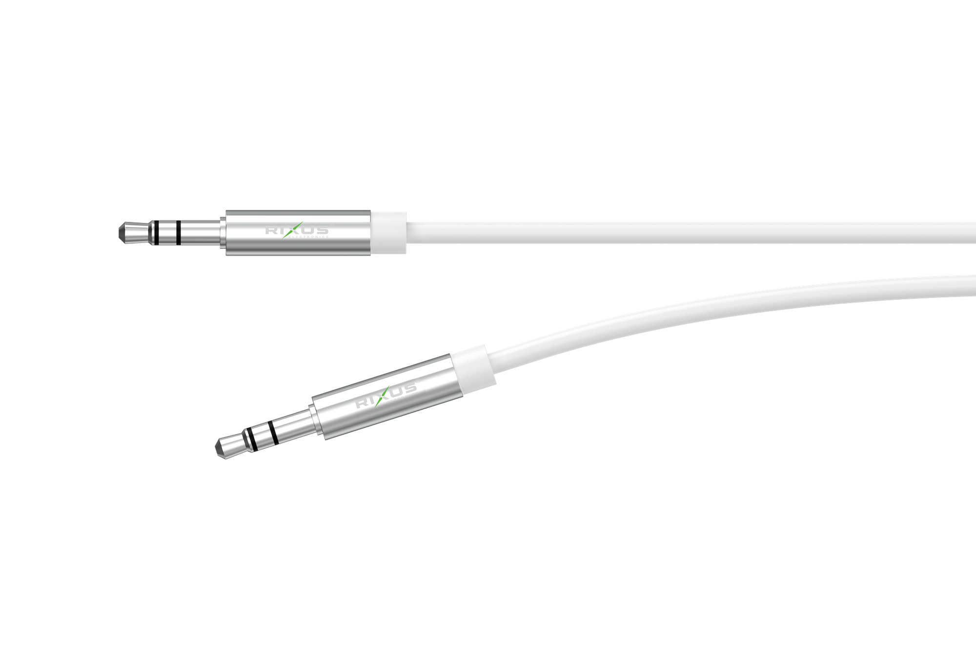 Cabo de áudio Rixus RX2040 com conetor de 3,5 mm para conetor de 3,5 mm 2 m