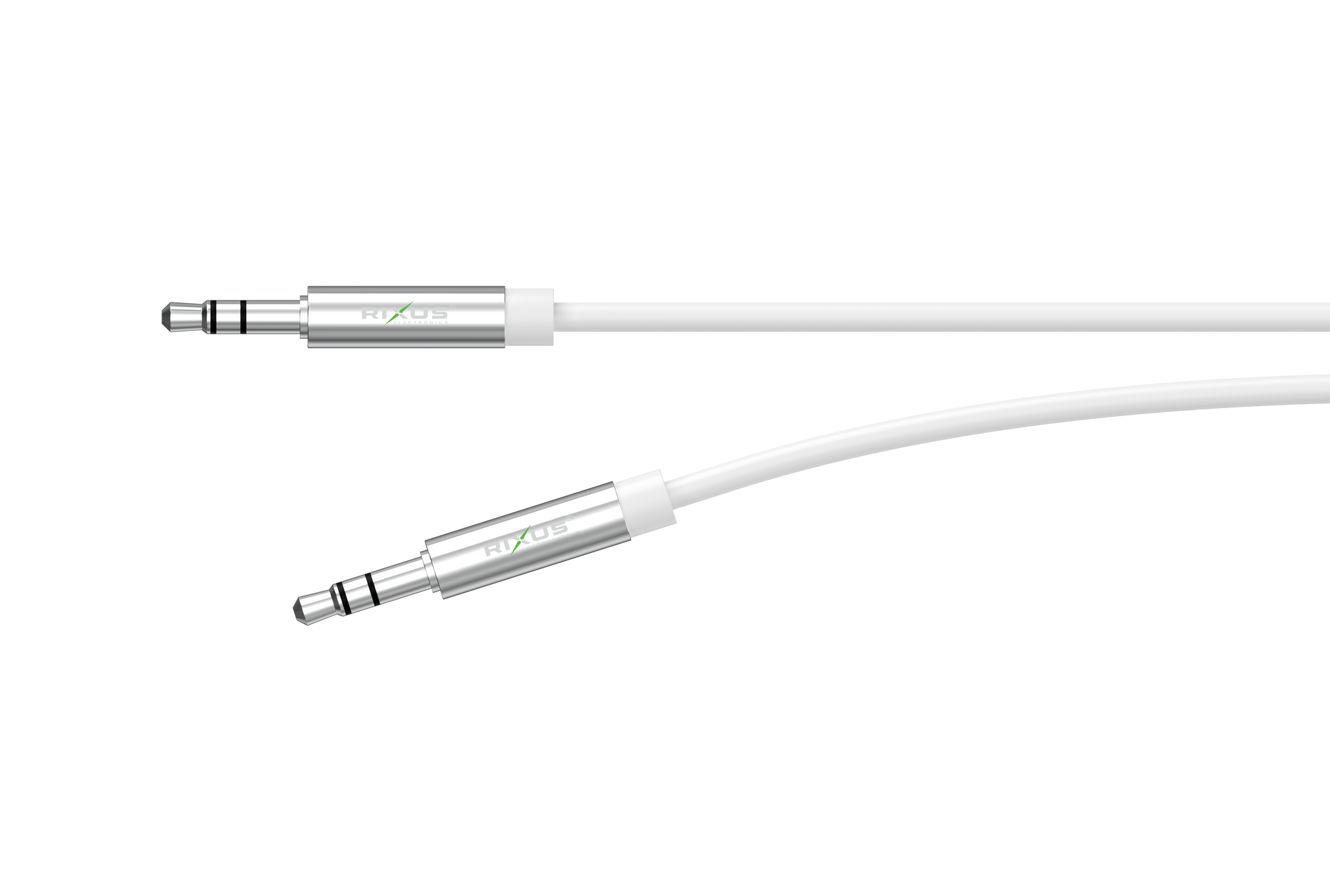 Cabo de áudio Rixus RX2040 com conetor de 3,5 mm para conetor de 3,5 mm 2 m