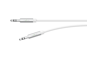 Cabo de áudio Rixus RX2040 com conetor de 3,5 mm para conetor de 3,5 mm 2 m