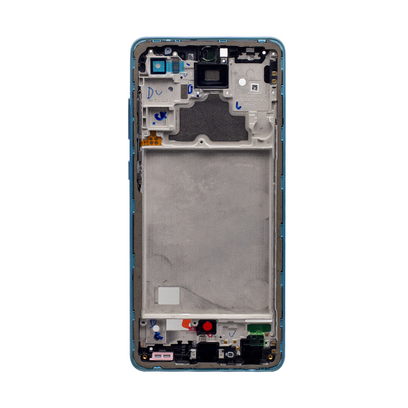 Samsung Galaxy A72 A725F Moldura Central Azul OEM