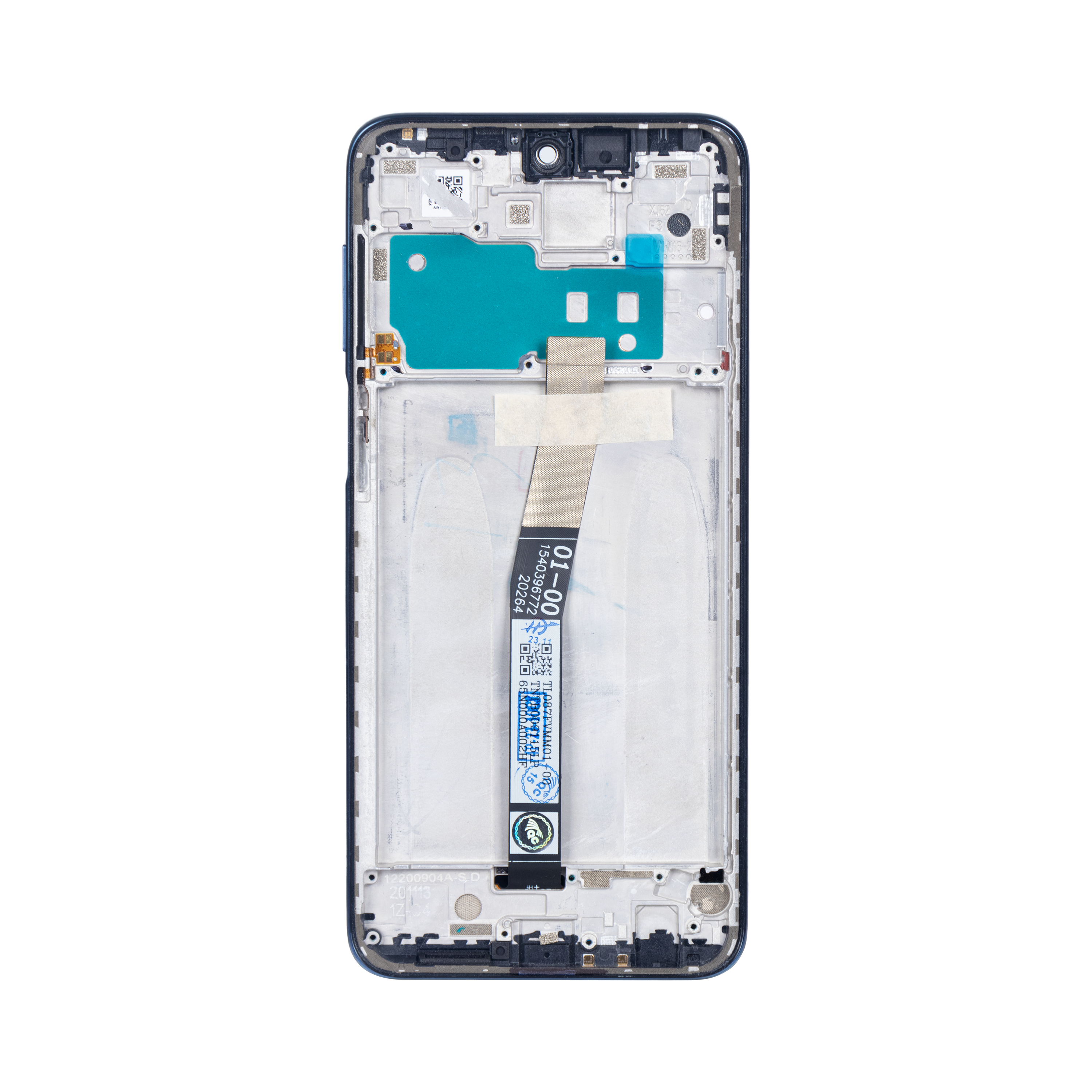 Xiaomi Redmi Note 10 Lite Ecrã e digitalizador com moldura OEM preto interestelar