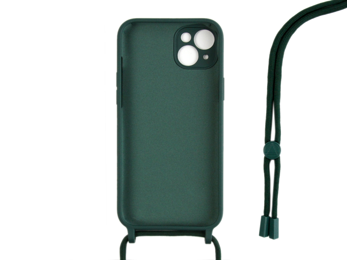 Capa TPU com fio For Apple colar da Rixus For Apple iPhone 14 Verde escuro