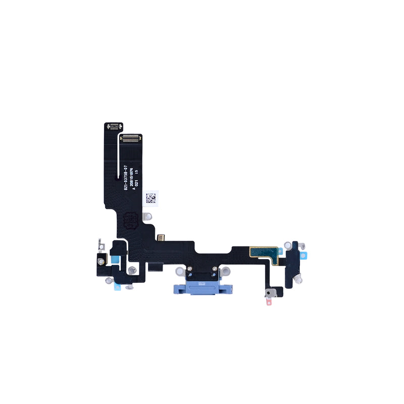 For Apple iPhone 14 Sistema de carregamento Flex Azul Puxado