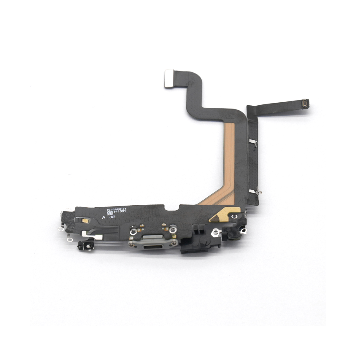 For Apple iPhone 14 Pro Max Sistema de carregamento Flex Prata Puxado