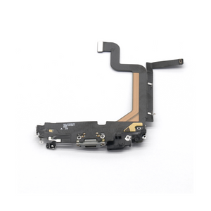 For Apple iPhone 14 Pro Max Sistema de carregamento Flex Prata Puxado