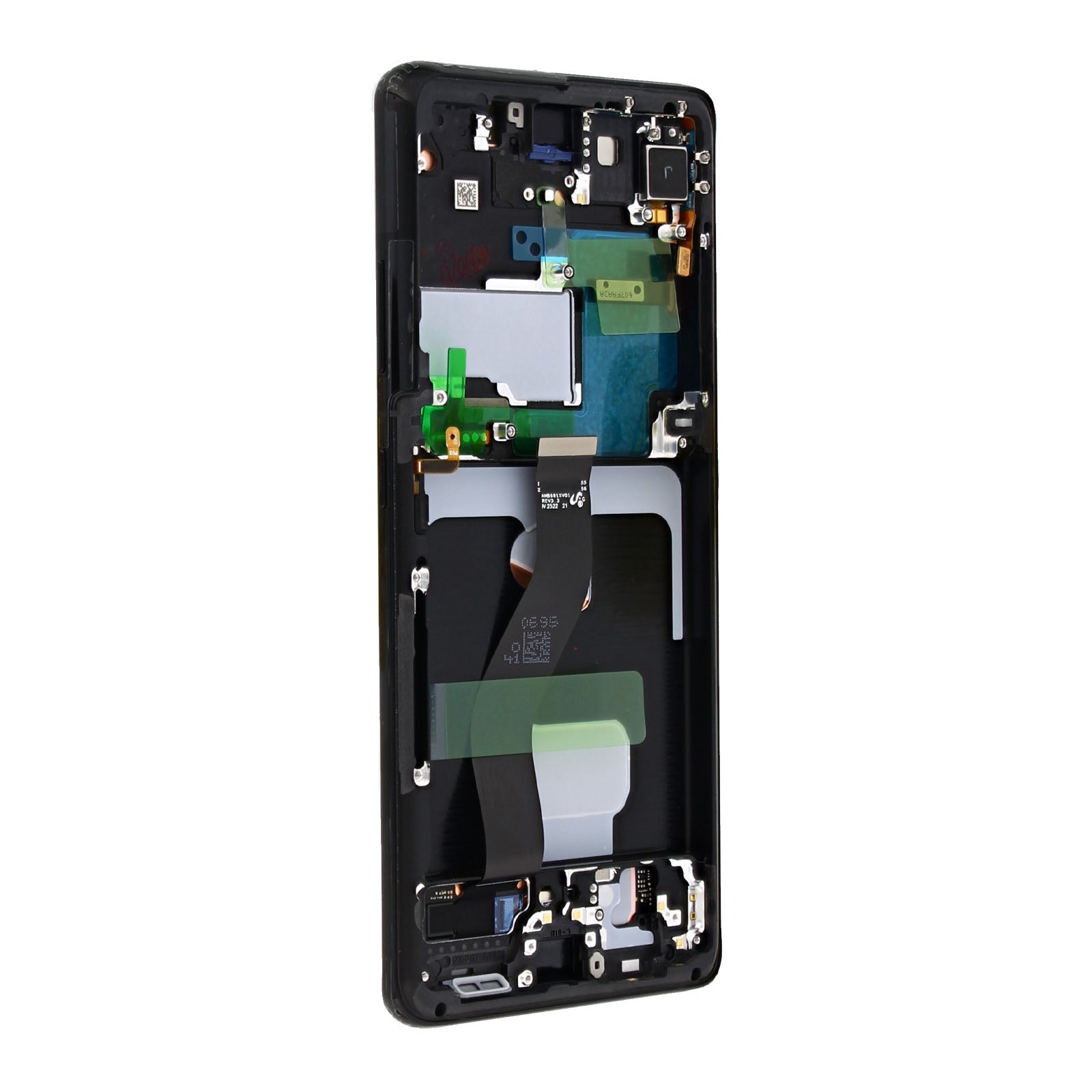 Samsung Galaxy S21 Ultra 5G G998B Ecrã e digitalizador com moldura Phantom Black Service Pack