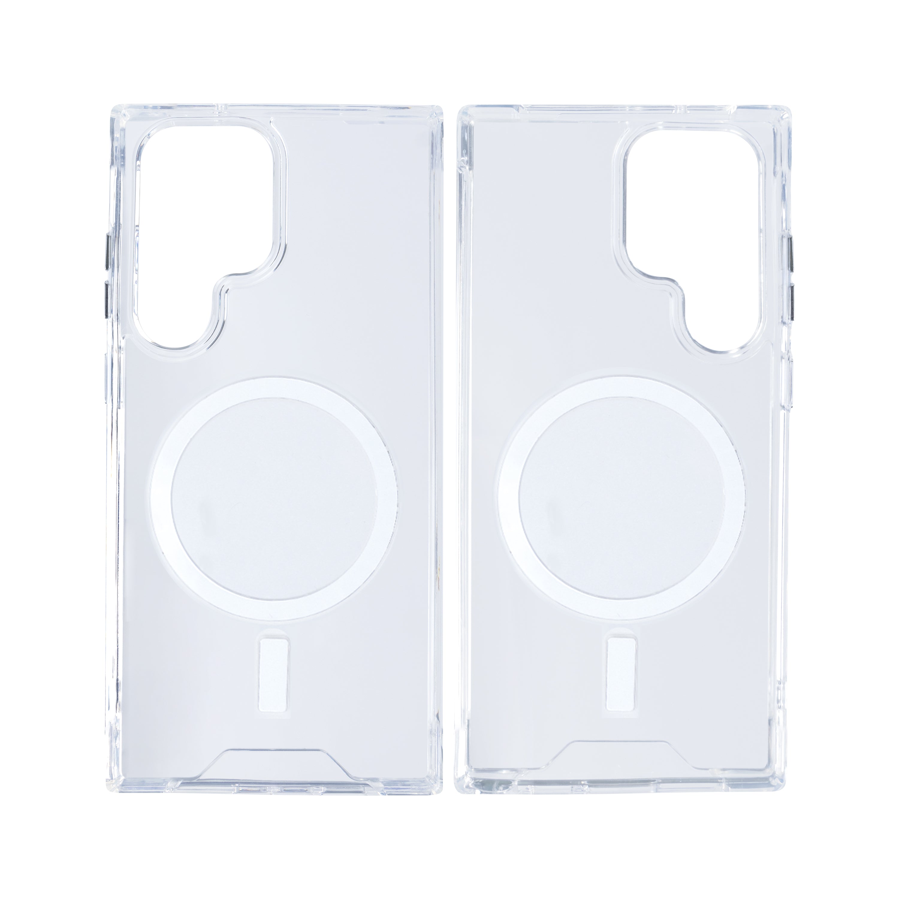 Rixus Anti Shock Case TPU With MagSafe Compatible For Samsung Galaxy S24 Ultra 5G Transparent