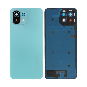 Capa traseira Xiaomi Mi 11 Lite 5G com lente verde menta OEM