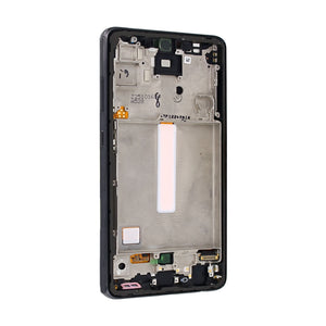 Samsung Galaxy A52 A525F, A52 5G A526B, A52s 5G A528B Display And Digitizer With Frame Awesome Black Service Pack