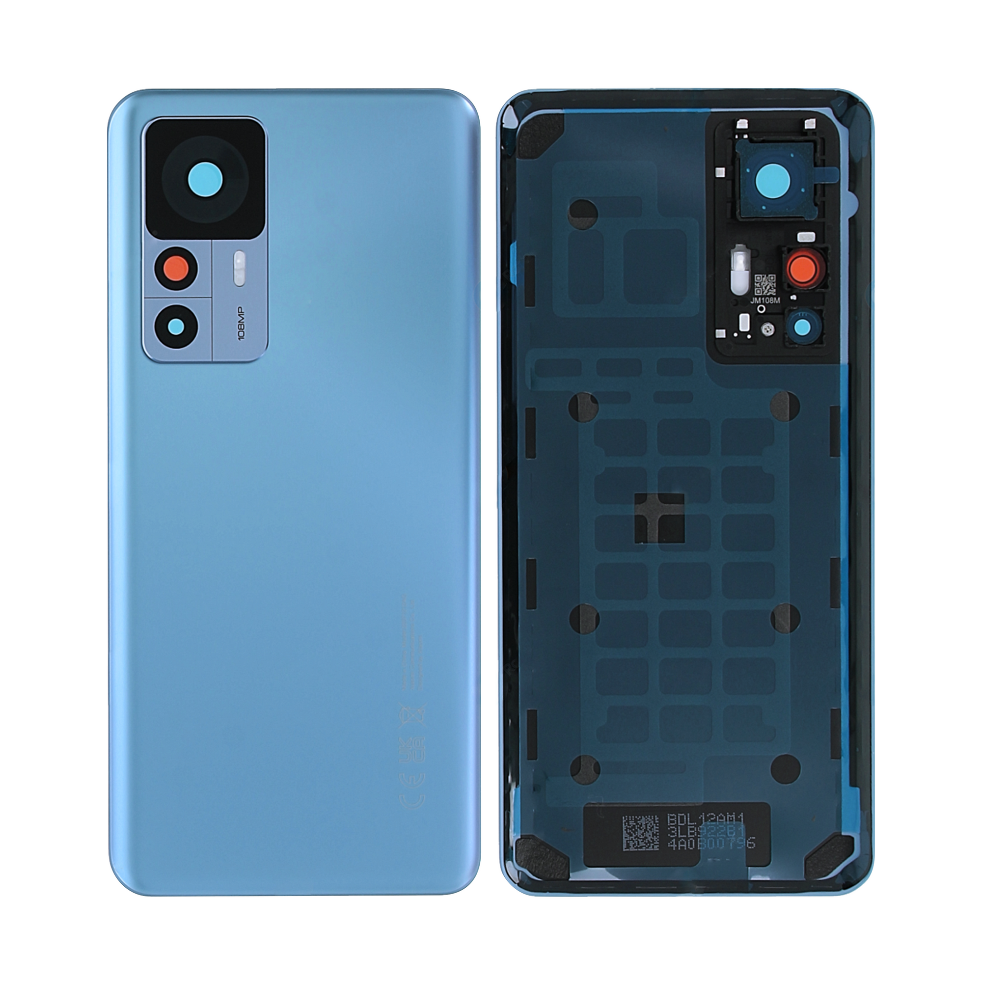 Capa traseira Xiaomi 12T com lente azul OEM
