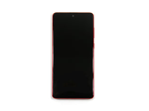 Samsung Galaxy Note 10 Lite N770F Ecrã e digitalizador com moldura Aura Red Service Pack