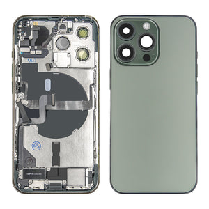 For Apple 13 Pro Carcaça com peças pequenas Verde OEM