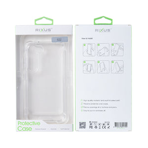 Capa Anti-Burst Rixus para Samsung Galaxy S22 5G Transparente