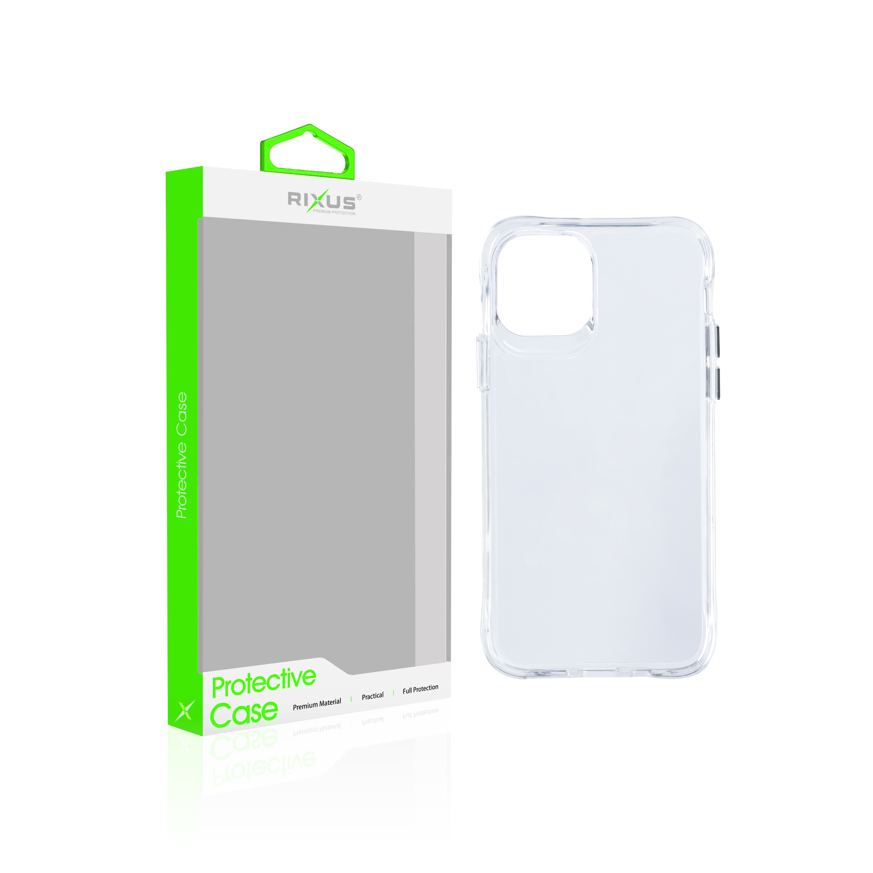 Capa TPU anti-choque Rixus For Apple iPhone 11 Transparente