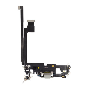 For Apple iPhone 12 Pro Max Sistema de carregamento Flex Prata Puxado