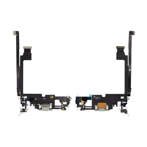 For Apple iPhone 12 Pro Max Sistema de carregamento Flex Prata Puxado