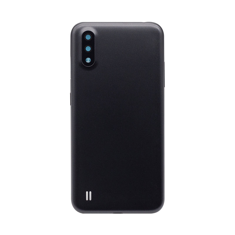 Capa traseira Samsung Galaxy A01 A015F com lente preta OEM