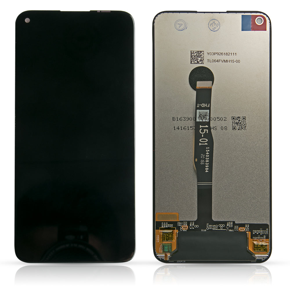 Ecrã e digitalizador Huawei P40 Lite sem moldura, preto, OEM