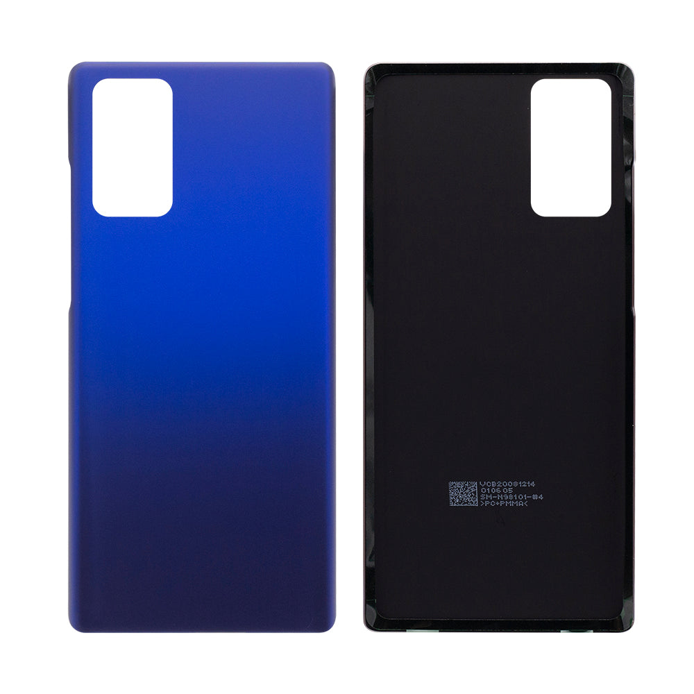 Samsung Galaxy Note 20 N980F Capa traseira sem lente Mystic Blue OEM