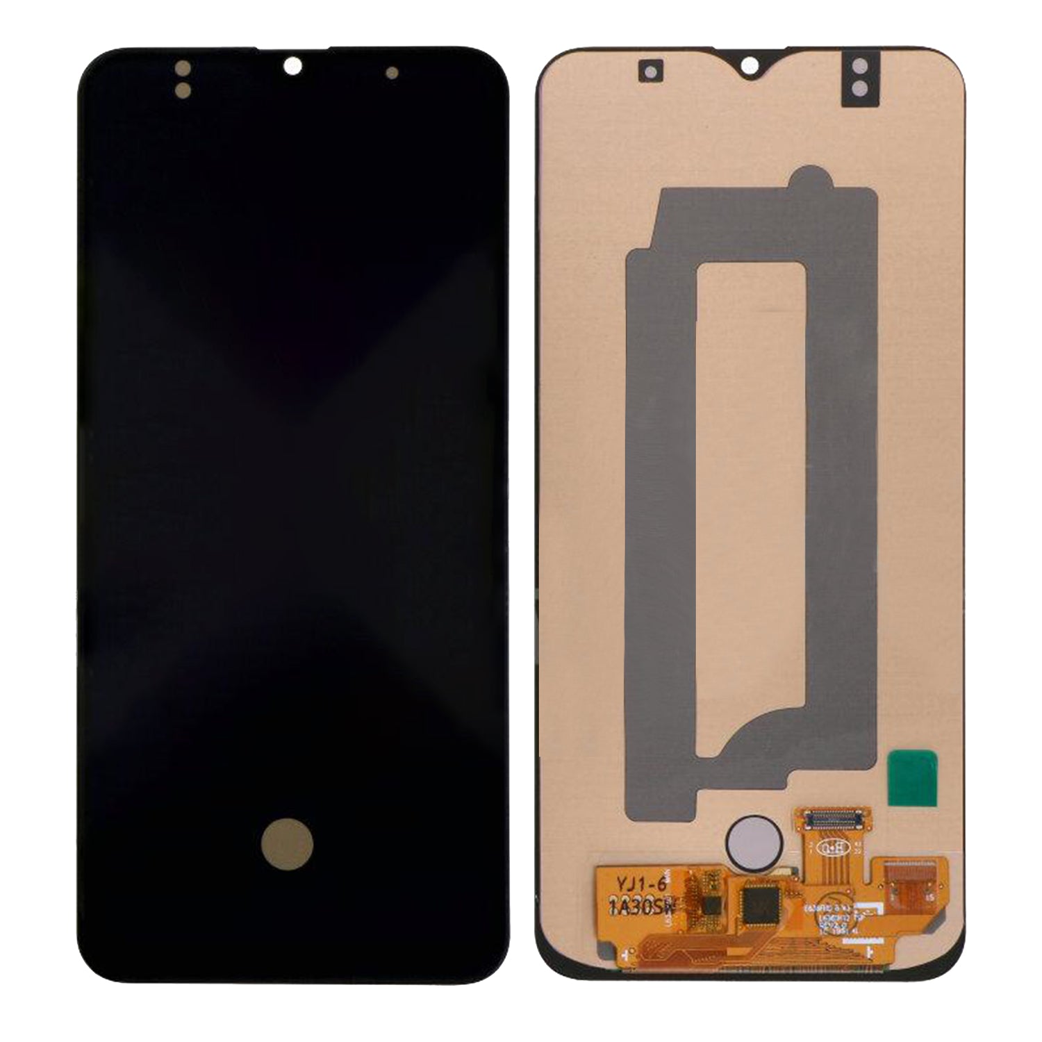 Samsung Galaxy A30s A307F Ecrã e digitalizador sem moldura Preto Soft-OLED