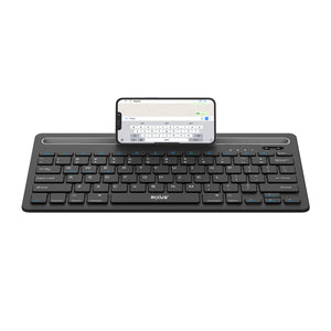 Rixus RXWK01 Teclado Bluetooth universal ultrafino e compacto