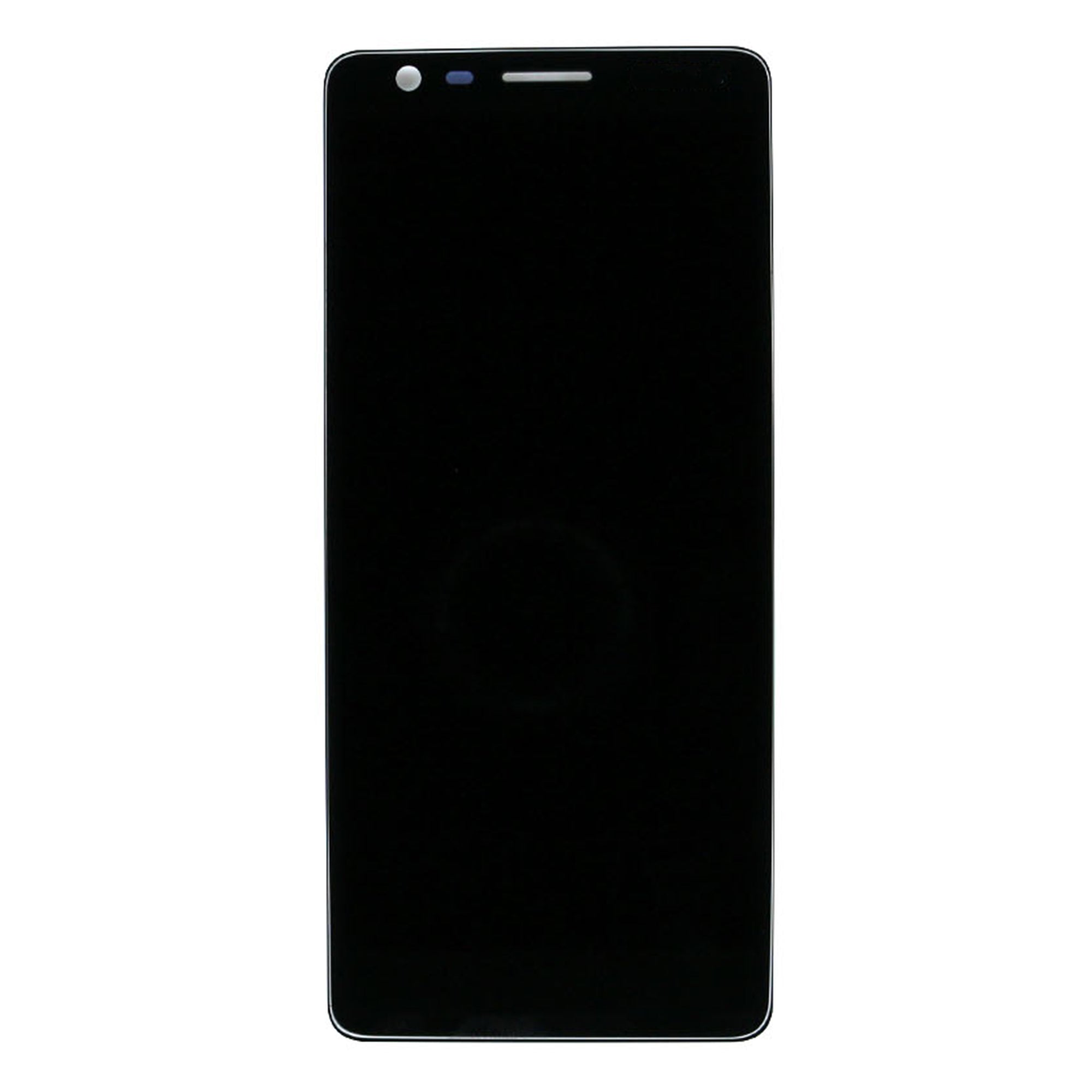 Nokia 3.1 (2018) Display e digitalizador sem moldura preto OEM