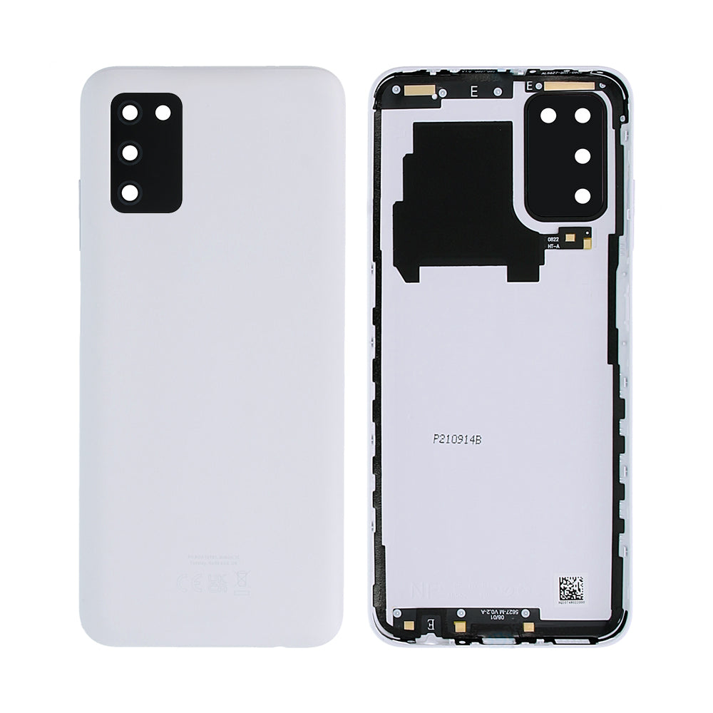 Capa traseira Samsung Galaxy A03s A037F com lente branca OEM