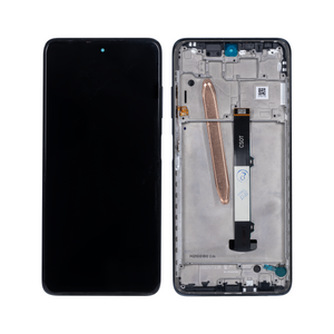 Ecrã e digitalizador Xiaomi Poco X3 Pro com moldura Phantom Black OEM