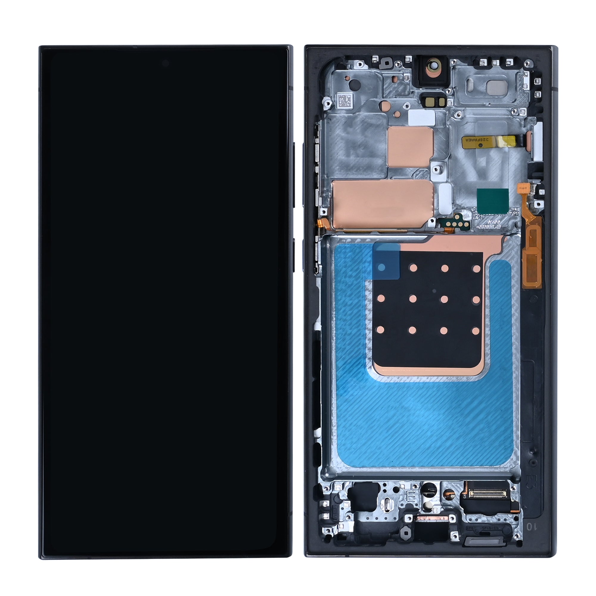 Samsung Galaxy S24 Ultra S928B Ecrã e digitalizador com moldura Titanium Black Service Pack