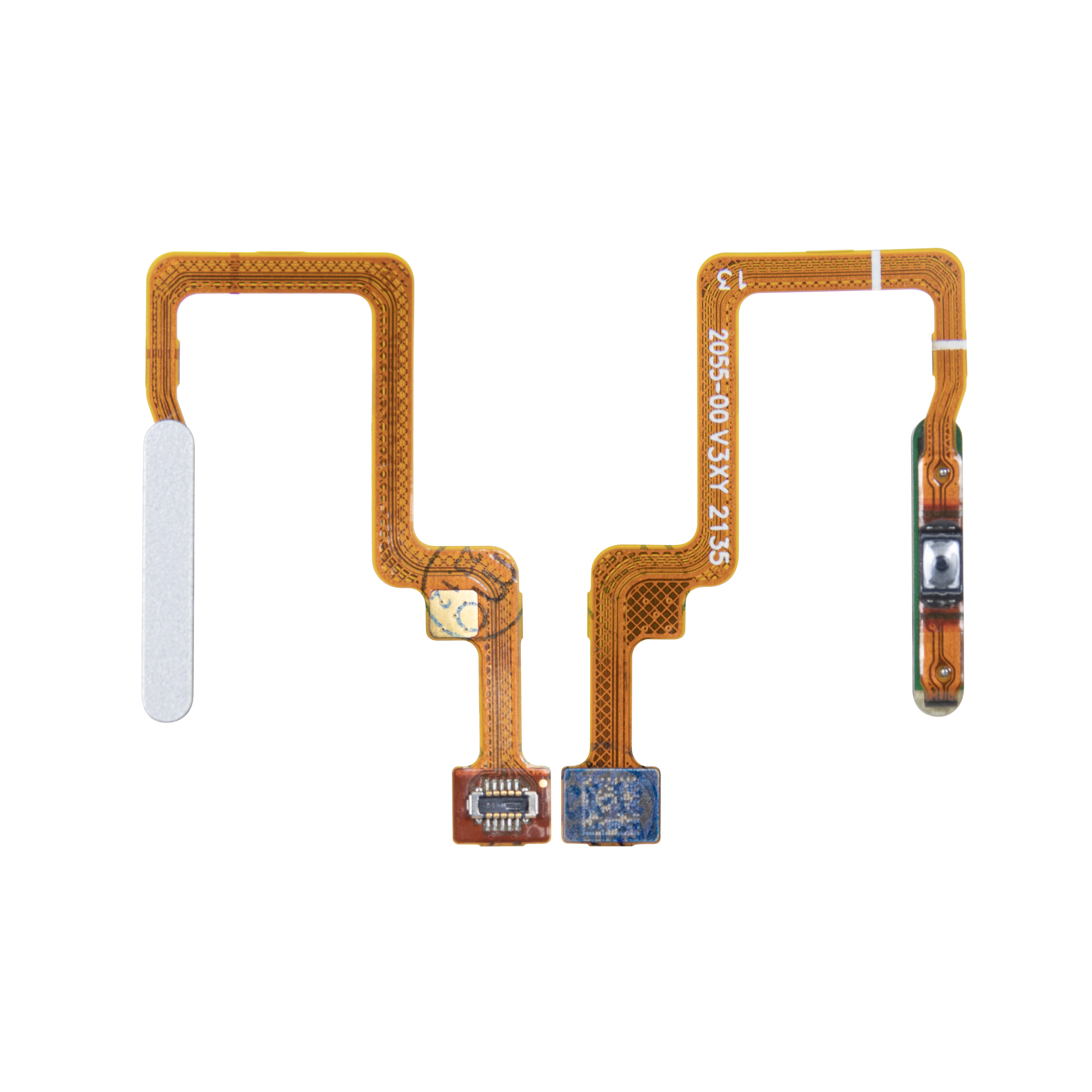 Xiaomi Poco F4 5G Sensor de Impressão Digital Flexível com Botão de Ligar/Desligar Prata Moonlight OEM