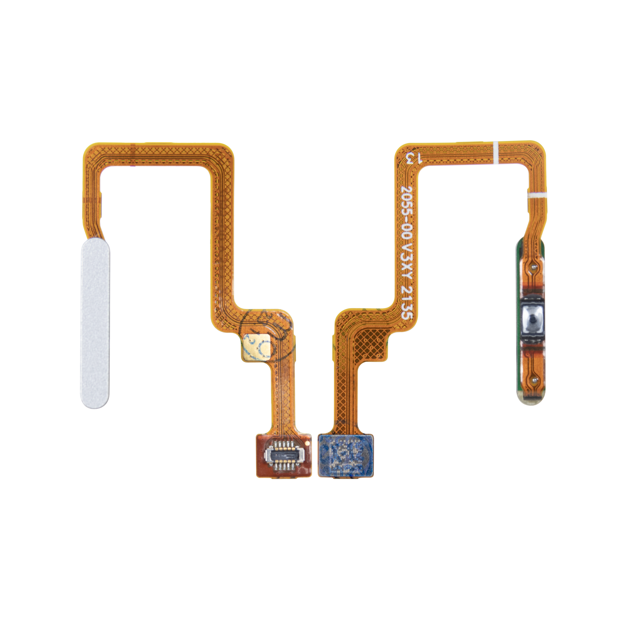 Xiaomi Poco F4 5G Sensor de Impressão Digital Flexível com Botão de Ligar/Desligar Prata Moonlight OEM