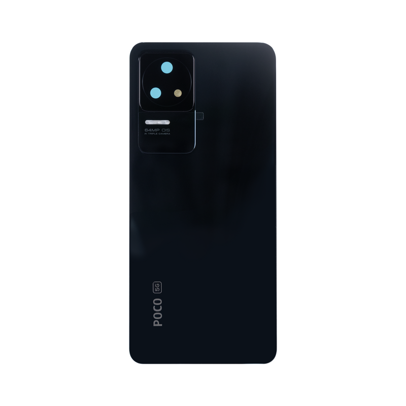 Capa traseira Xiaomi Poco F4 5G com lente preta noturna OEM