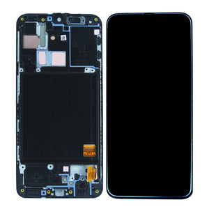 Samsung Galaxy A40 A405F Ecrã e digitalizador com moldura Preto Service Pack