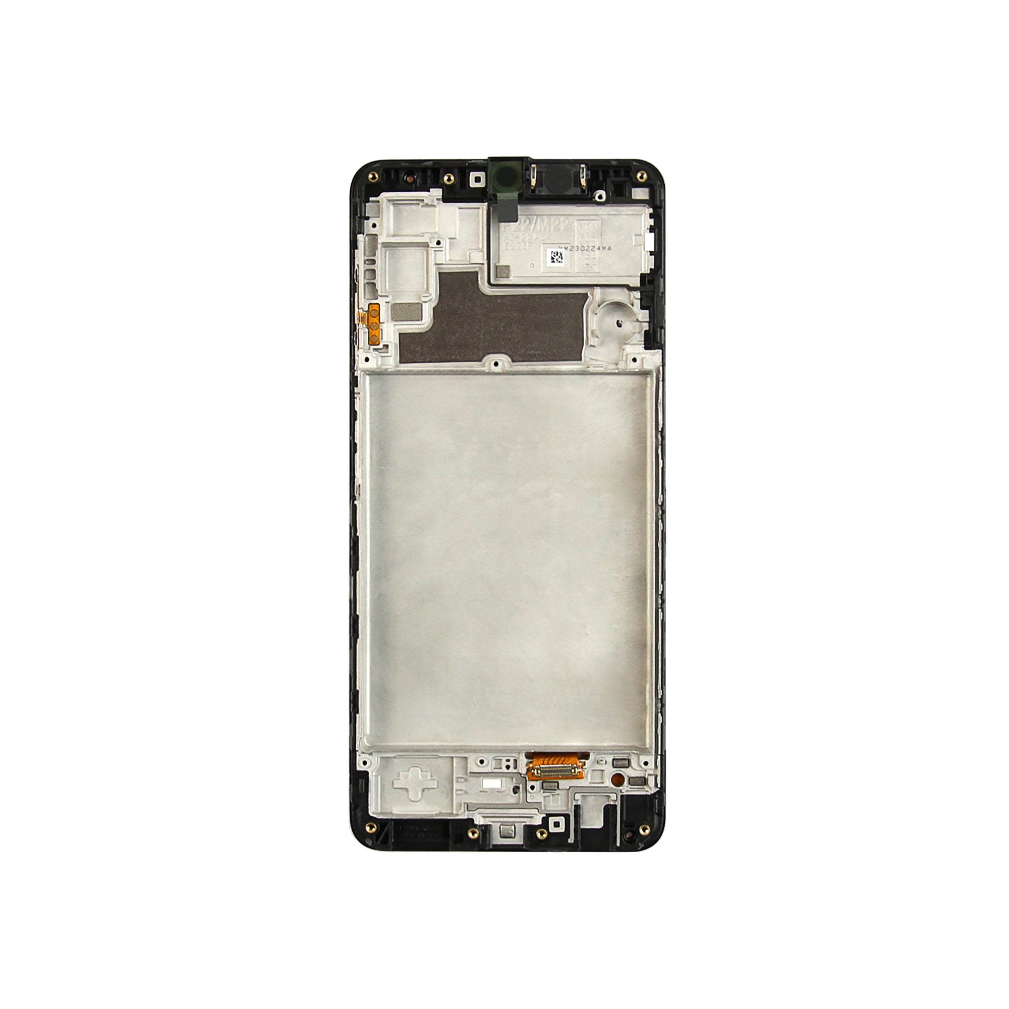 Samsung Galaxy M22 M225F Ecrã e digitalizador com moldura Preto Service Pack