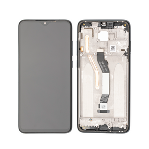 Xiaomi Redmi Note 8 Pro Ecrã e digitalizador com moldura Preto OEM