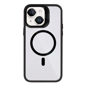 Rixus Classic 03 Case With MagSafe Compatible For Apple iPhone 15 Black
